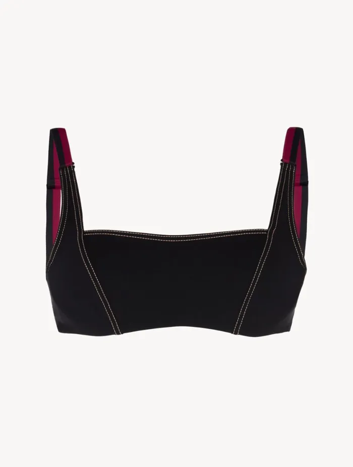 Bralette Bikini Top In Black Swim La Perla Bikinis