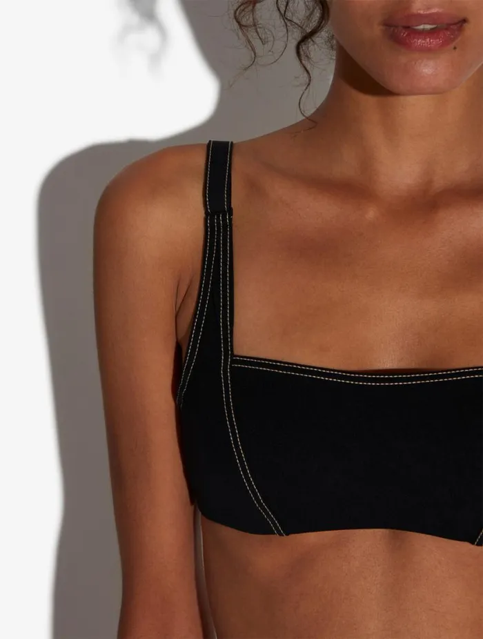 Bralette Bikini Top In Black Swim La Perla Bikinis