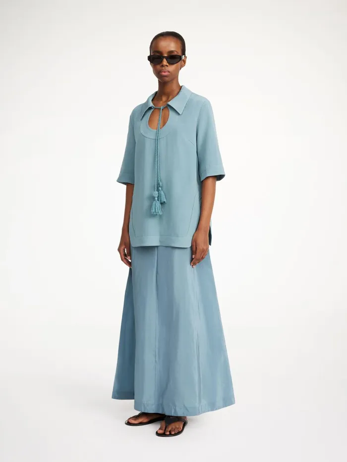 Brittiny Top Cool Water Women By Malene Birger Tops and Blouses