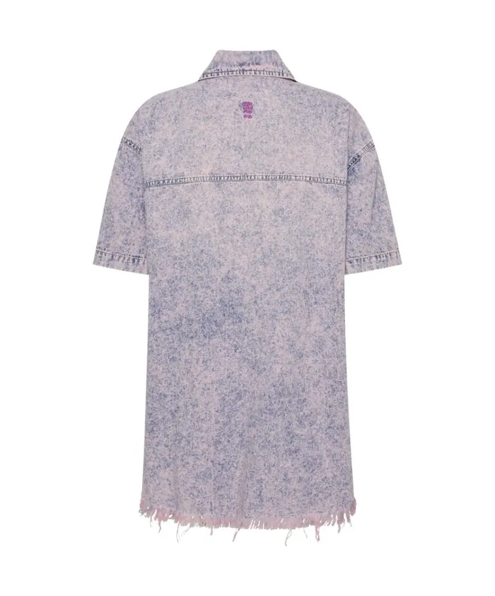 CANDY ACID PARIS DENIM SHIRT DRESS Women One Teaspoon Denim Dresses CANDY ACID PARIS DENIM SHIRT DRESS Women One Teaspoon Denim Dresses