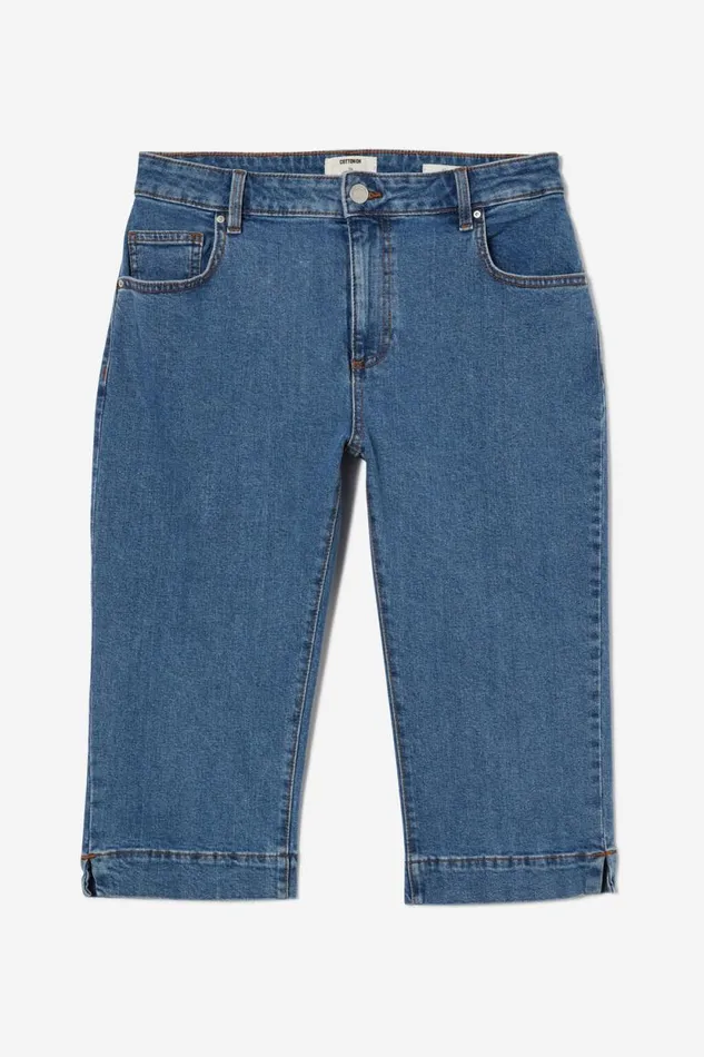 Capri Jean Sea Blue Women Cotton On Pants Capri Jean Sea Blue Women Cotton On Pants