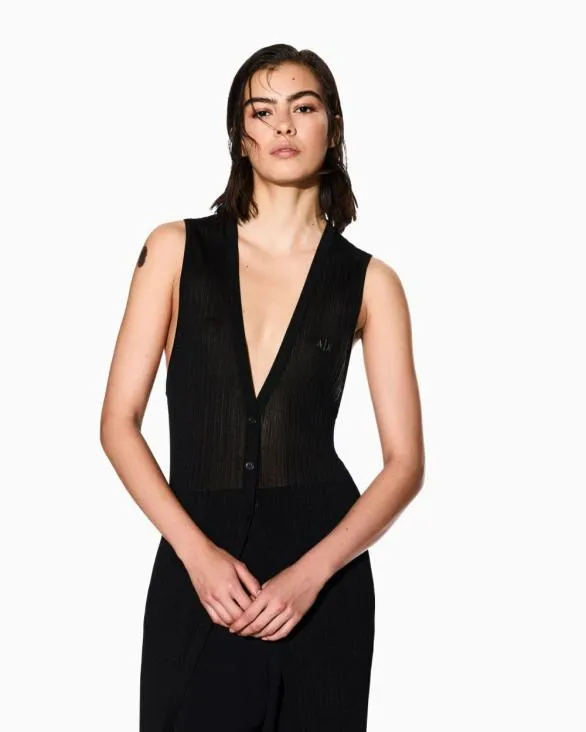 Cardigans Black Women Armani Knitwear Cardigans Black Women Armani Knitwear