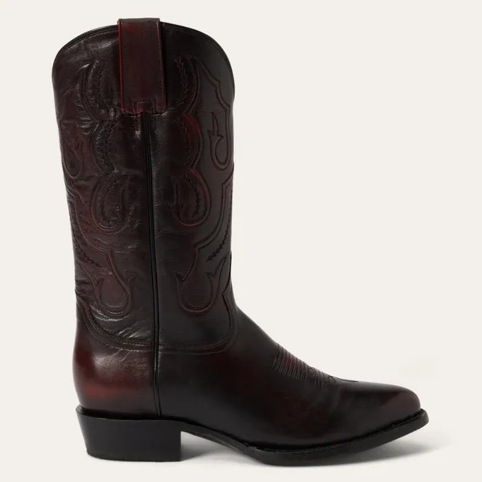 Carlisle Western Boots Black Cherry Men Stetson Western