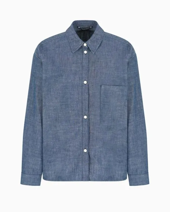 Casual Shirts Blue Women Armani Shirts And Tops