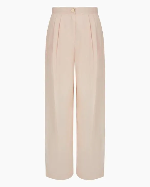 Casual Trousers Pink Women Armani Bottoms And Skirts