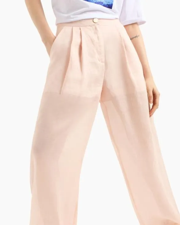 Casual Trousers Pink Women Armani Bottoms And Skirts Casual Trousers Pink Women Armani Bottoms And Skirts