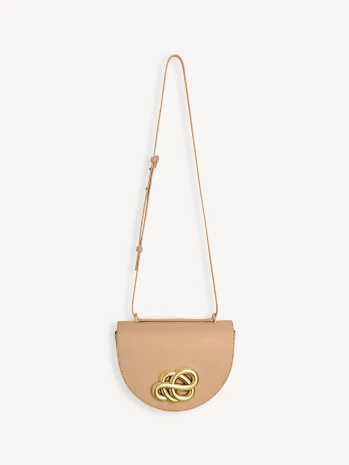 Cebella Leather Shoulder Bag Tan Women By Malene Birger Bags
