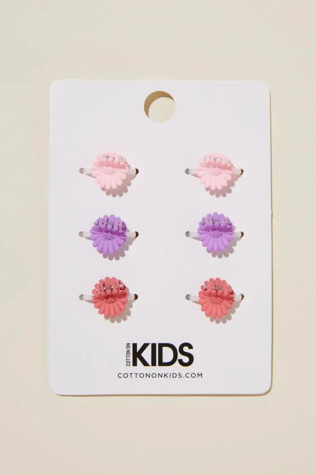 Claudette Claw Clips Blushlavenderclay Daisies Girls Cotton On Hair Accessories