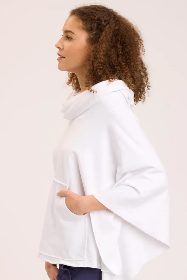 Clothing CoverUps XCVI Paige Poncho White