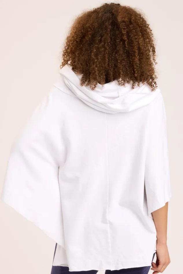 Clothing CoverUps XCVI Paige Poncho White