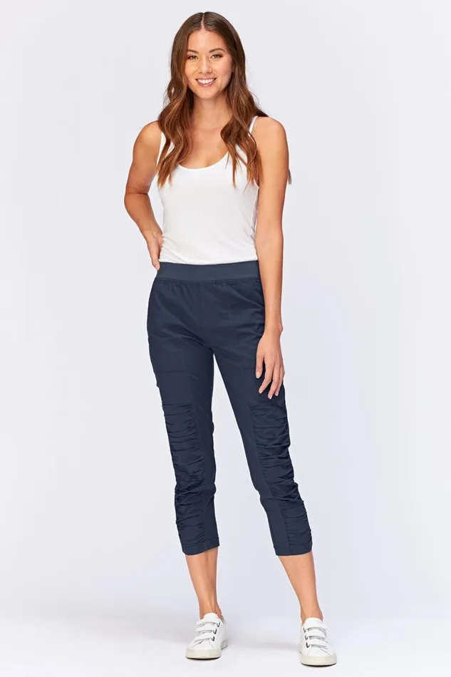 Clothing Crops XCVI Geyser Crop Navy