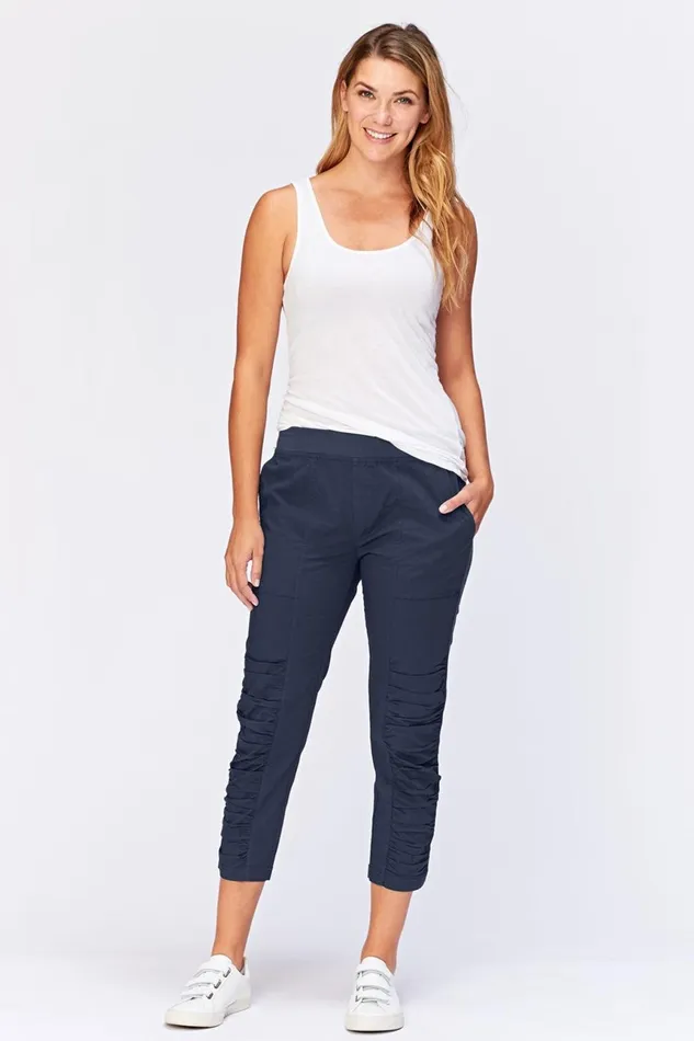 Clothing Crops XCVI Geyser Crop Navy