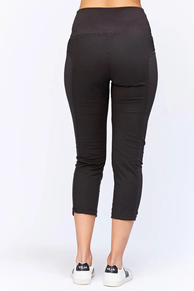 Clothing Crops XCVI High Waist Jetter Black