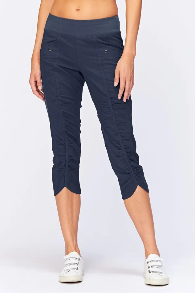 Clothing Crops XCVI Iris Crop Navy