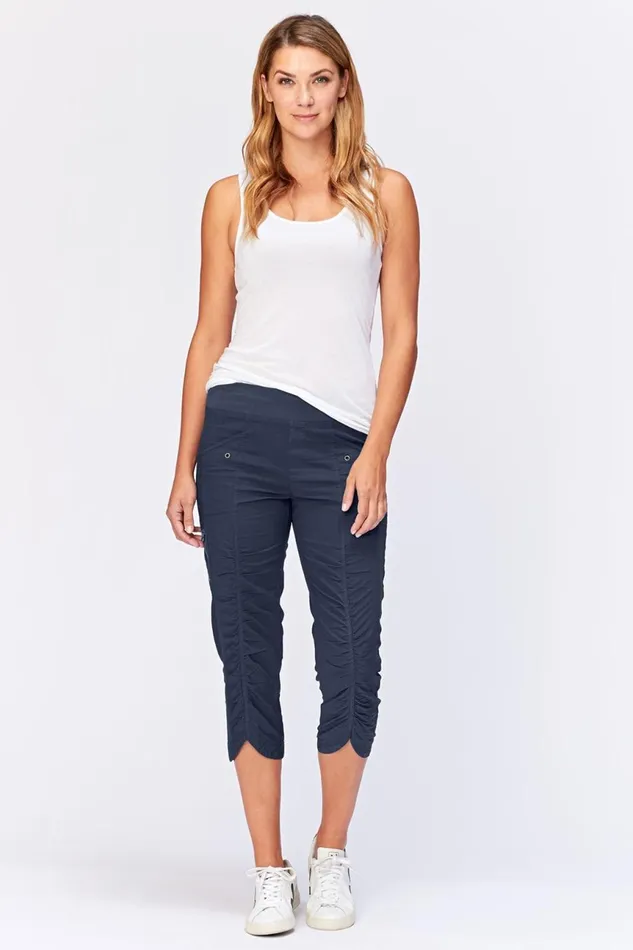 Clothing Crops XCVI Iris Crop Navy