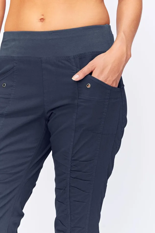 Clothing Crops XCVI Iris Crop Navy