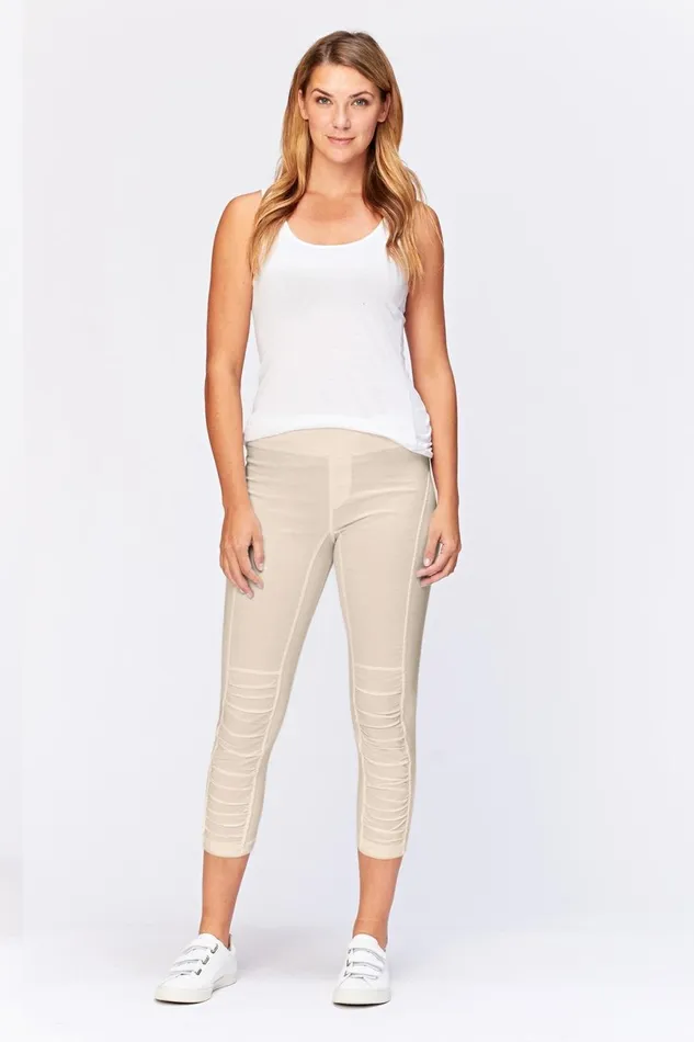 Clothing Crops XCVI Jetter Crop Legging Sand