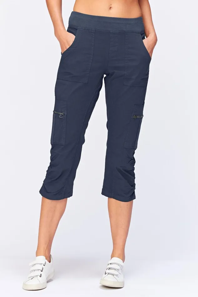 Clothing Crops XCVI Nadia Crop Navy