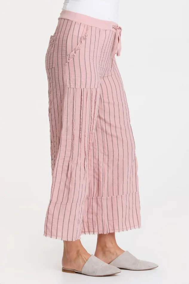Clothing Crops XCVI Striped Ace Pant Lavender Suede