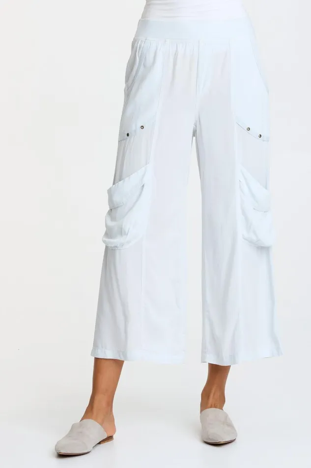 Clothing Crops XCVI Twill Faulkner Crop Fantail Pigment