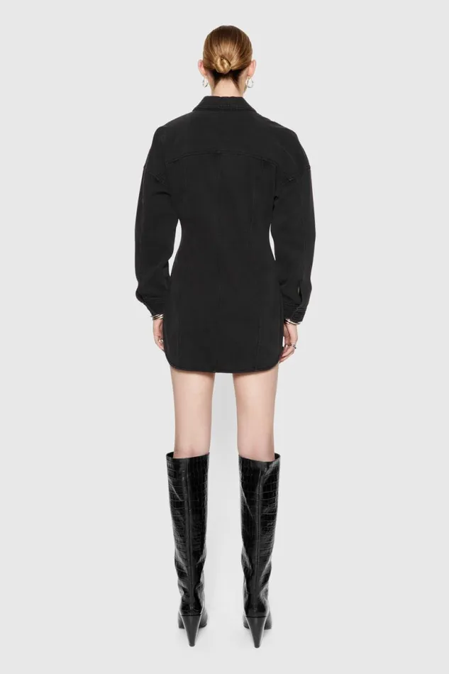 Clothing Dresses Rebecca Minkoff Florence Denim Dress True Black