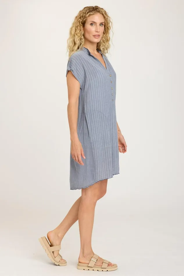 Clothing Dresses XCVI Tennille Shirt Dress Indigo