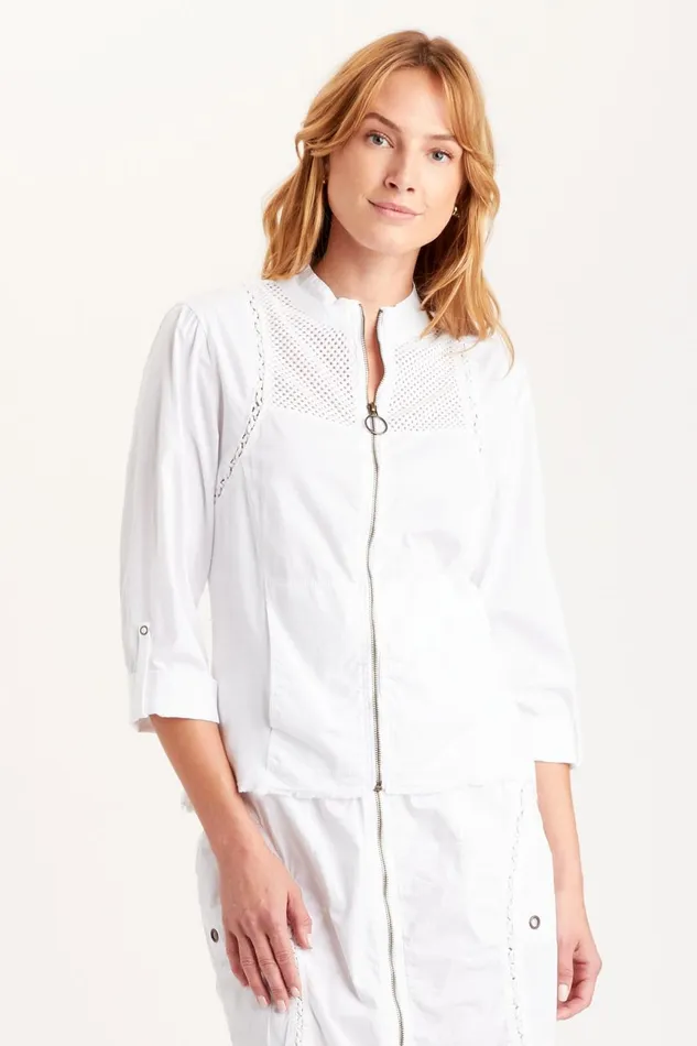 Clothing Jackets XCVI Archie Jacket White