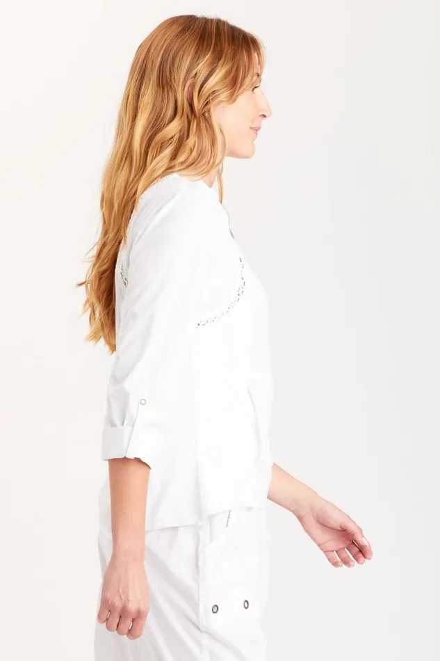 Clothing Jackets XCVI Archie Jacket White