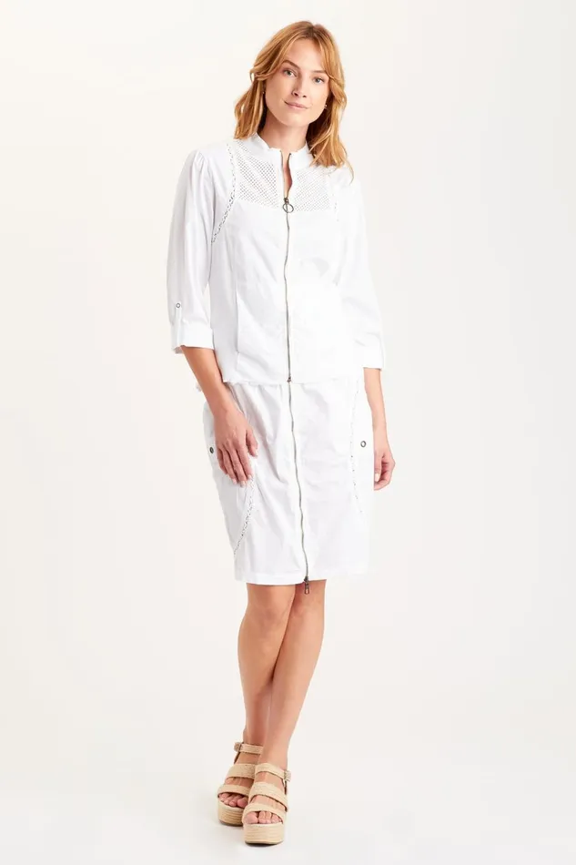 Clothing Jackets XCVI Archie Jacket White