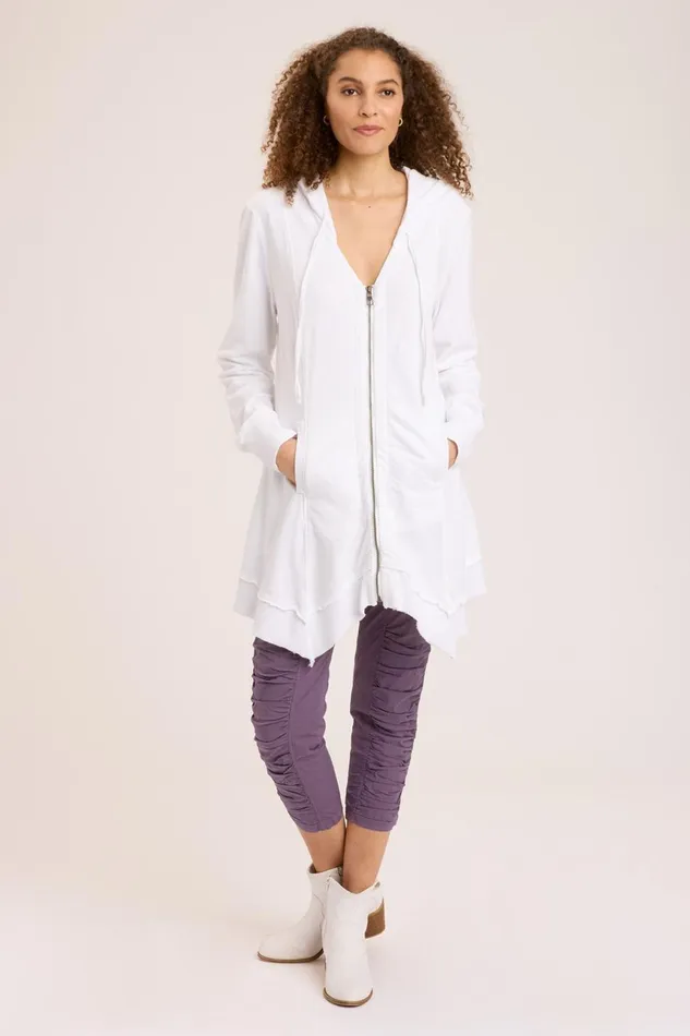 Clothing Jackets XCVI Fleece Mercantile Jacket White