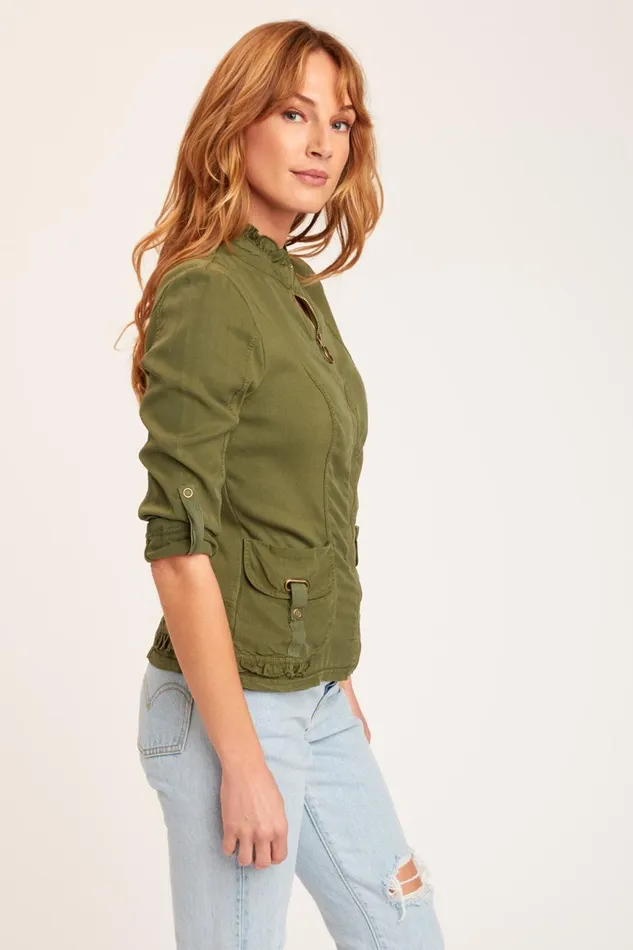 Clothing Jackets XCVI Fraser Jacket Dark Everglades