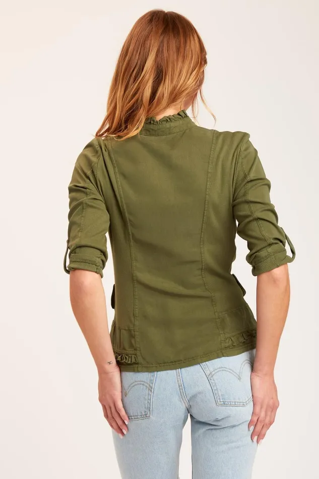 Clothing Jackets XCVI Fraser Jacket Dark Everglades