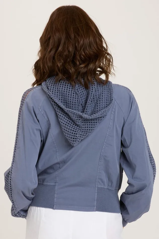 Clothing Jackets XCVI Gillian Bomber Hypnotic Pigment