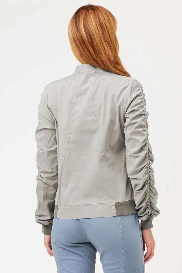 Clothing Jackets XCVI Orrick Bomber Grey Mist Pigment