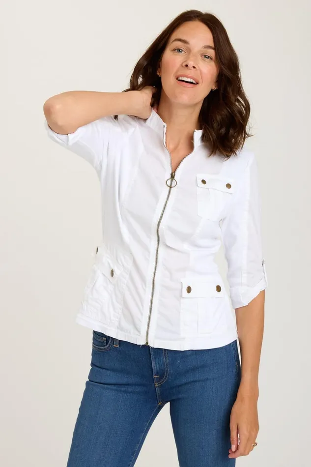 Clothing Jackets XCVI Roque Jacket White