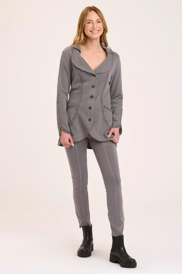 Clothing Jackets XCVI Stayton Blazer Nebulous Pigment