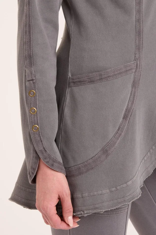 Clothing Jackets XCVI Stayton Blazer Nebulous Pigment