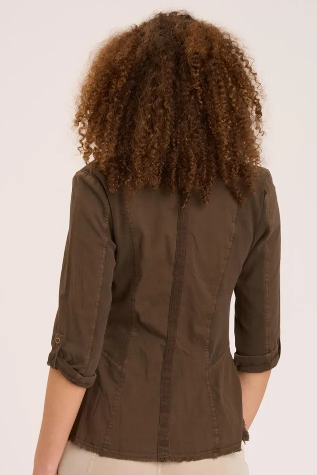 Clothing Jackets XCVI Winslow Blazer Boxwood Pigment