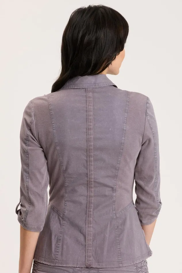 Clothing Jackets XCVI Winslow Blazer Distress Wash Anchor