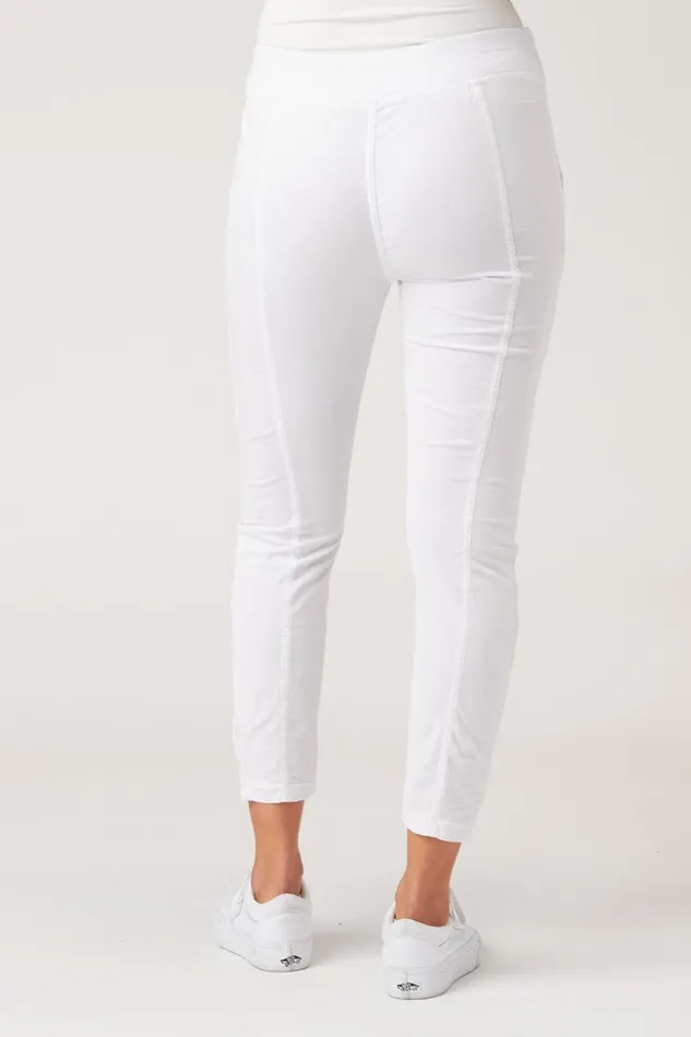 Clothing Leggings XCVI Cord Malanda Pant White