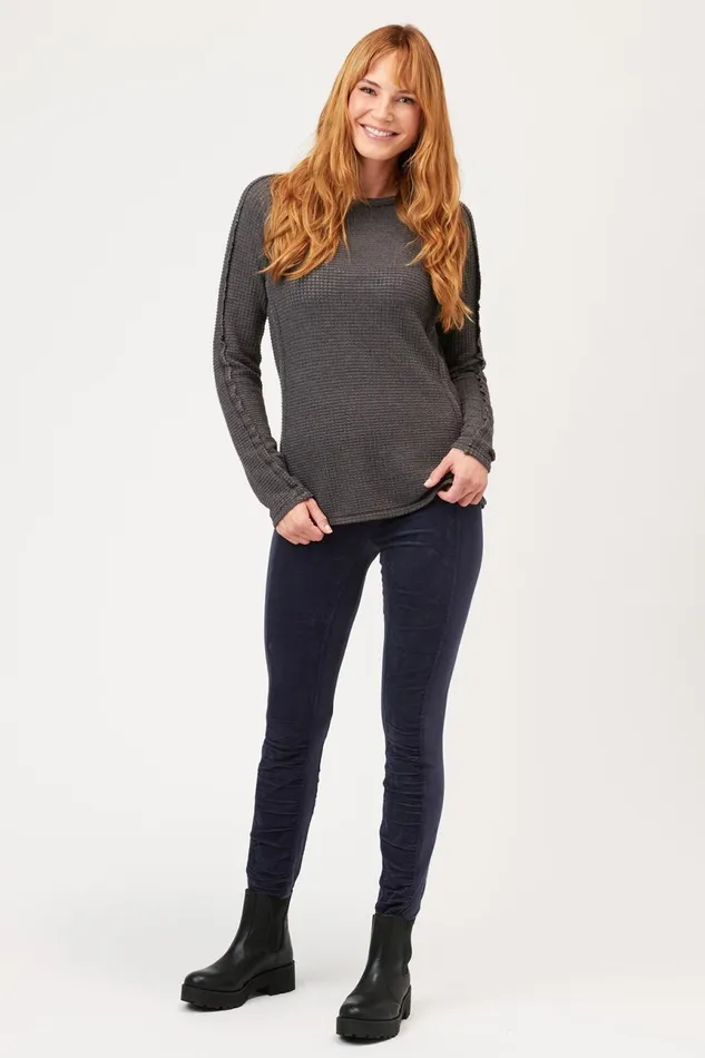 Clothing Leggings XCVI Cord Oslo Legging Navy