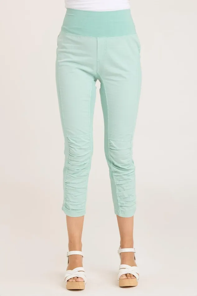 Clothing Leggings XCVI High Waist Jetter Aquifer Pigment