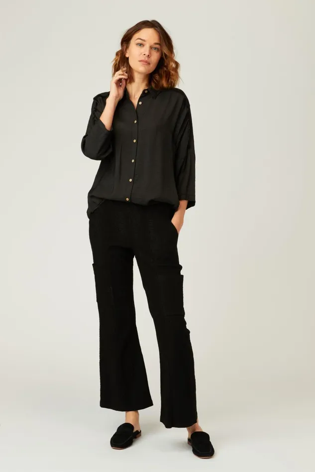 Clothing Pants XCVI Hollis Pant Black Double Dye