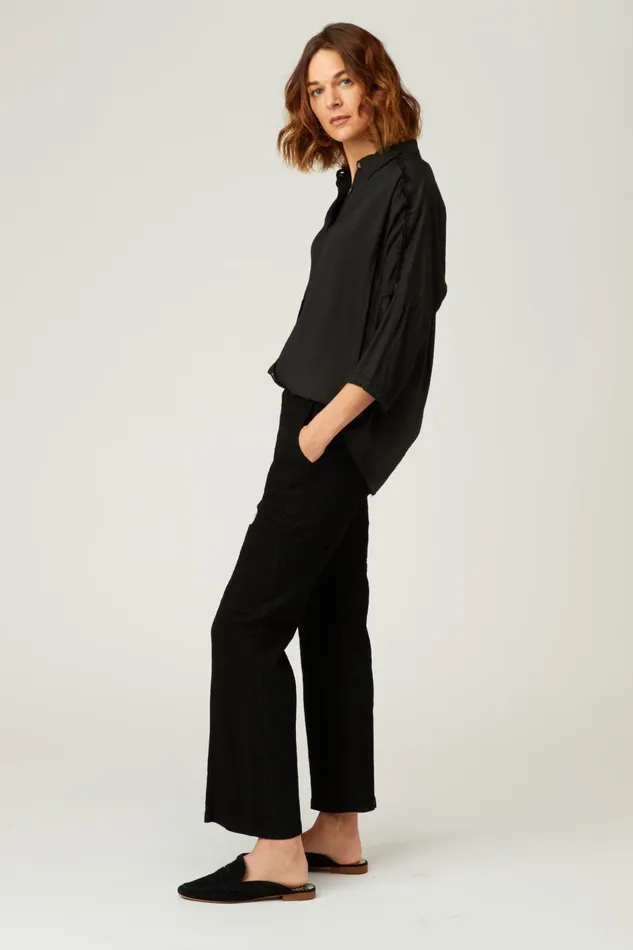 Clothing Pants XCVI Hollis Pant Black Double Dye
