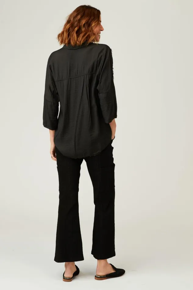 Clothing Pants XCVI Hollis Pant Black Double Dye