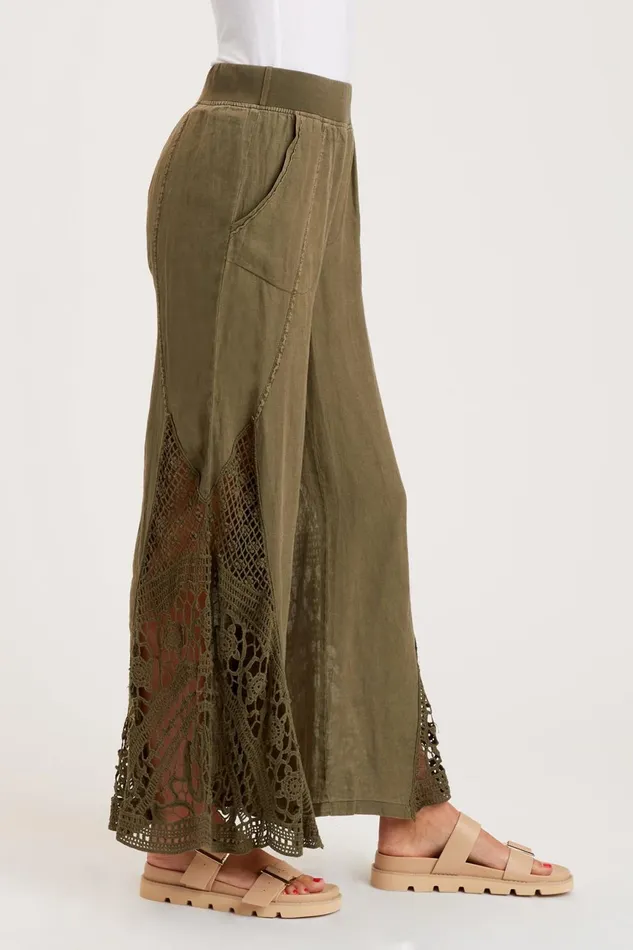 Clothing Pants XCVI Ismay Wide Leg Kombu Pigment