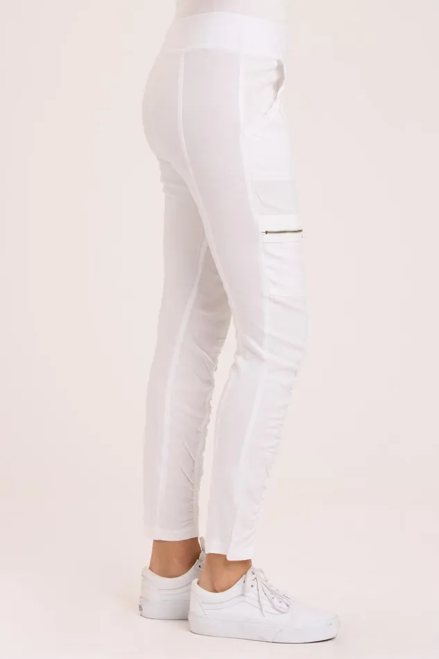 Clothing Pants XCVI Twill Malanda Pant White