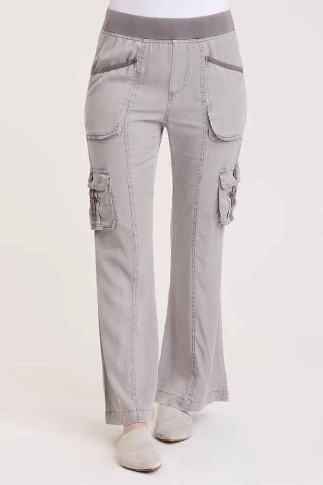 Clothing Pants XCVI Washburn Cargo Pant Zinc Pigment