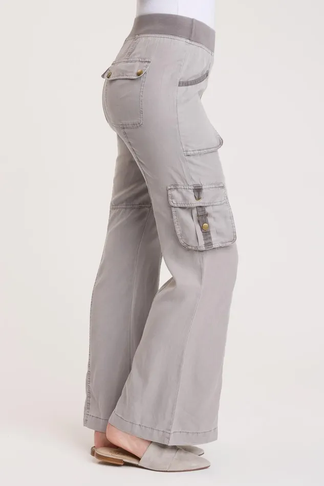Clothing Pants XCVI Washburn Cargo Pant Zinc Pigment