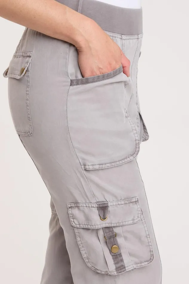 Clothing Pants XCVI Washburn Cargo Pant Zinc Pigment